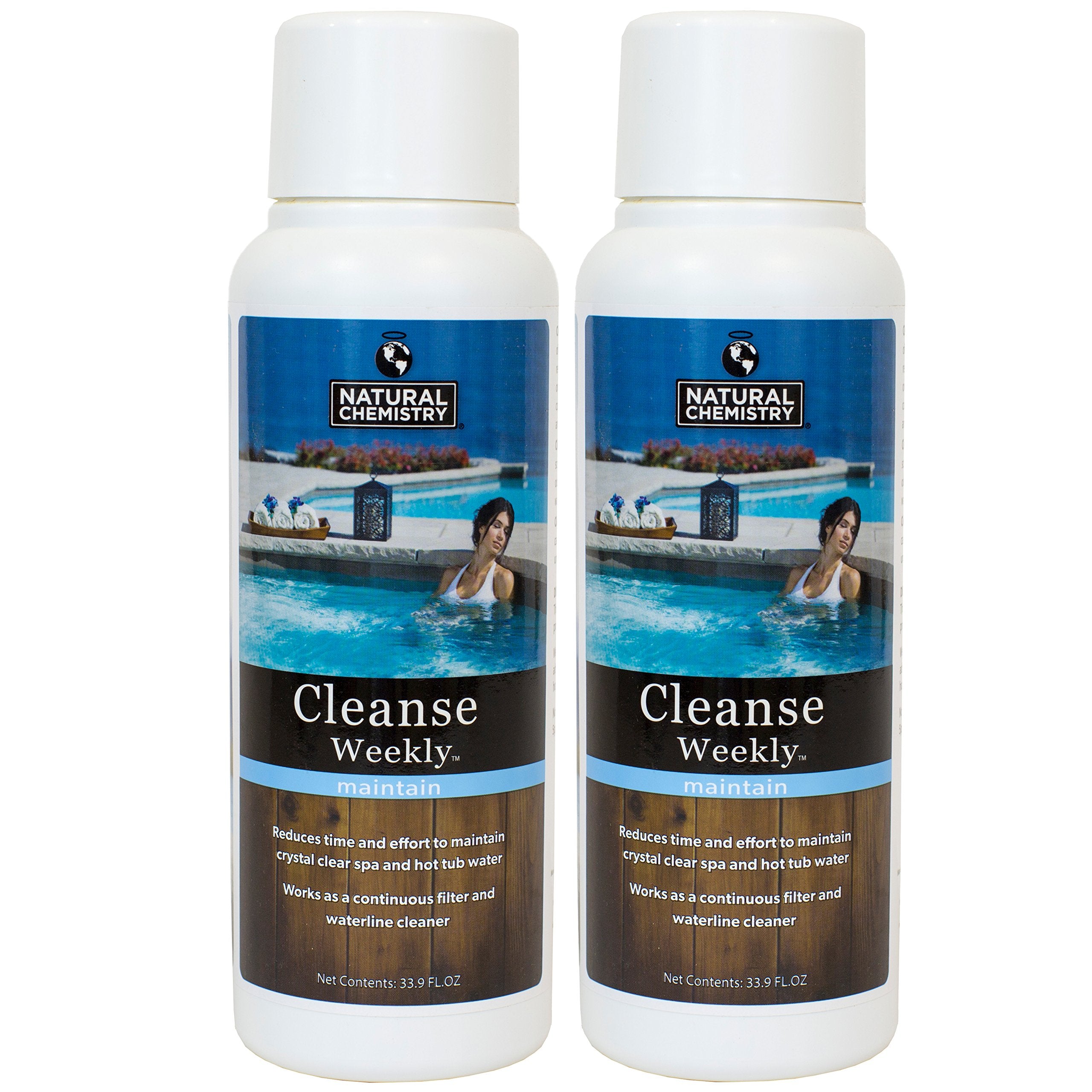 Natural Chemistry Cleanse Weekly (33.9 oz) (2 Pack) - Clarifier - Blue