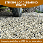 TIyneayle 2" Ground Gravel Grid Geogrid 20x5 FT Geocell Geo Grid for Driveway Walkway Landscaping Erosion Control