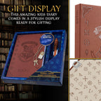 Harry Potter Lockable Diary with UV Invisible Ink Pen for Kids, Teens, Secret Journal with Key, Lined Pages, Stationery Supplies, Gifts for Kids (Brown UV Pen)