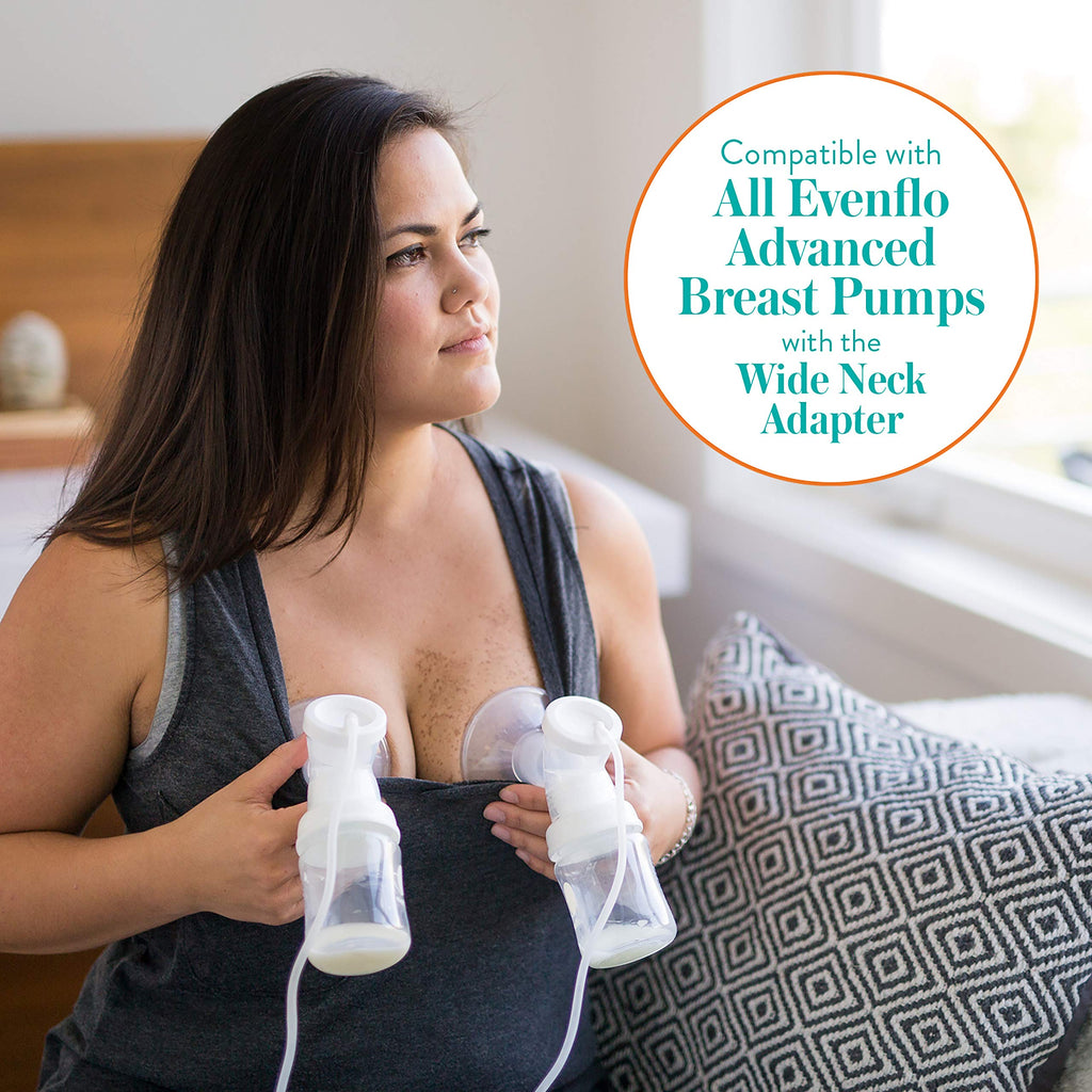 Evenflo Feeding Premium Proflo Venting Balance Plus Wide Neck Baby, Newborn and Infant Bottles - Helps Reduce Colic - 9 Ounce (Pack of 6)