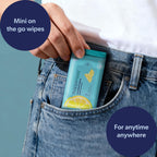 happimess On-the-Go Lemon Multi-Surface Cleaning Wipes, White, Pack of 36