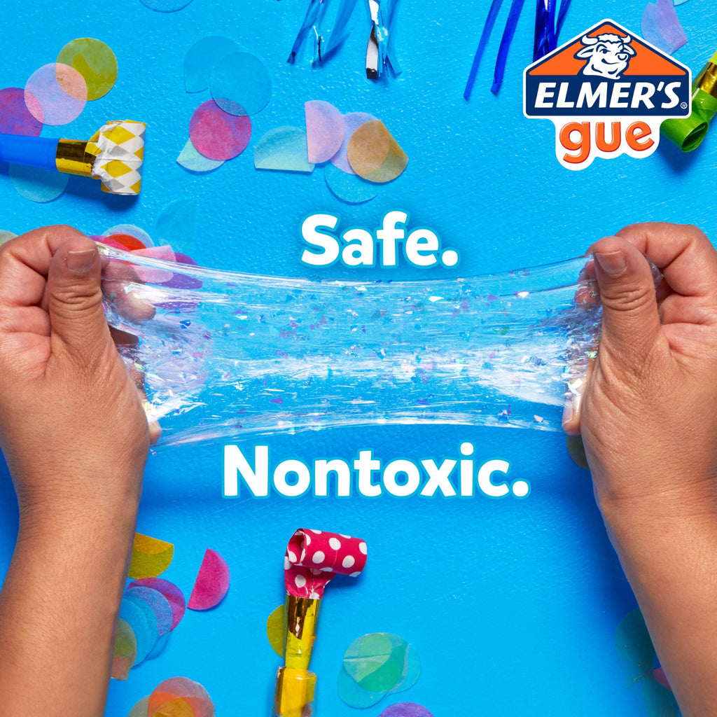 Elmer’s All-Star Slime Kit, Includes Liquid Glue Activator and Premade Slime, 9 Count - Perfect for Birthday Parties, Gift Idea, Kids Activity