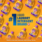 ARM & HAMMER Plus OxiClean with Odor Blasters Liquid Laundry Detergent, Laundry Odor Remover, Attacks Stains, Fresh Burst Scent, 154 Loads, 200.2 Fl Oz