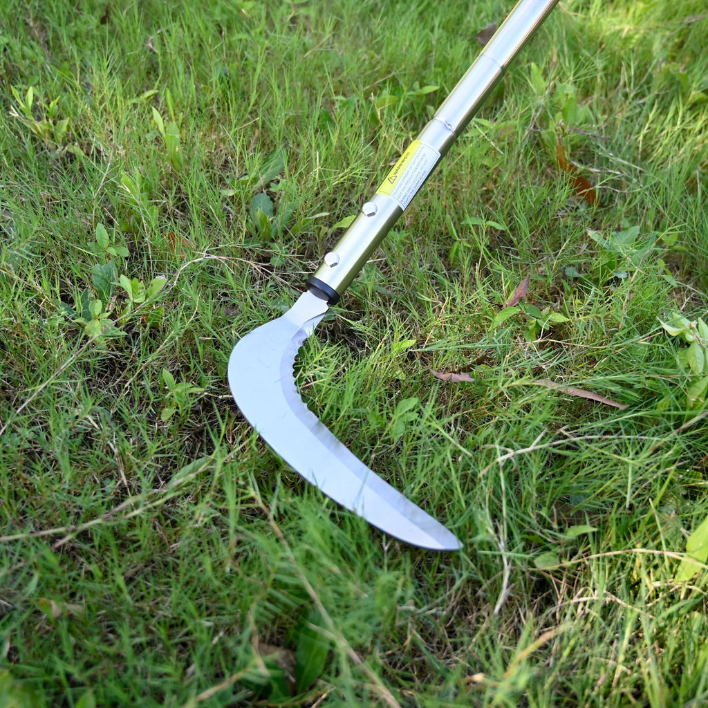 YEELOR Weeding Sickle, 51-Inch Adjustable Long Handle