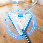 Wall Cleaner Mop with 80" Long Handle.3-in-1 Ceiling Cleaning Tool Duster with 180° Foldable & 360° Rotating Head. Includes 6 Washable Pads for Walls, Baseboards, Windows & Floors. No Ladder Needed.