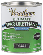 Varathane 250041H Water-Based Ultimate Spar Urethane, Quart, Gloss