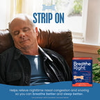 Breathe Right Nasal Strips, Extra Strength Tan Nose Strips, Drug-Free Nasal Congestion Relief for Better Breathing, Help Relieve Snoring, Caused by Colds & Allergies, Deviated Septum, 26ct