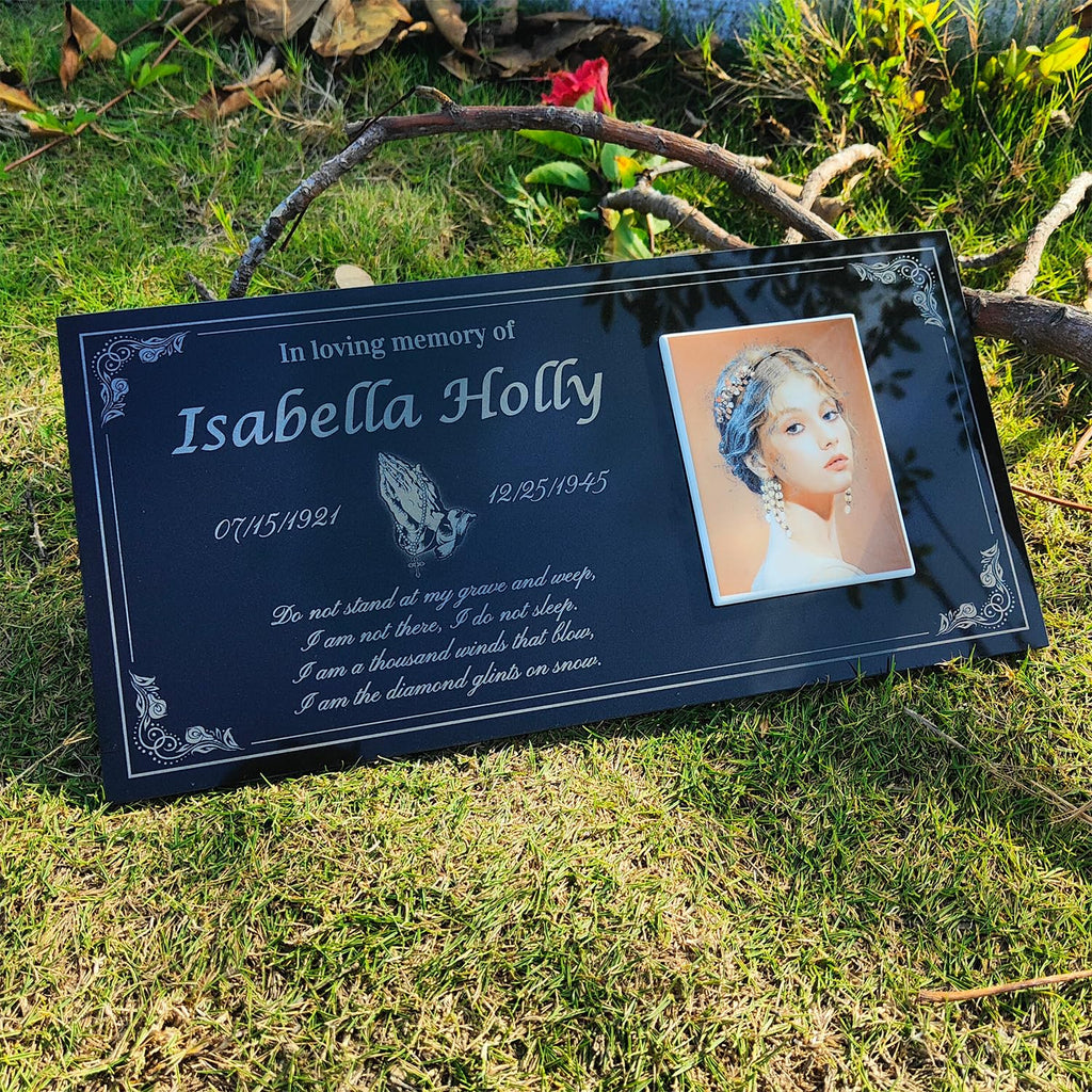 Personalized Grave Markers, Headstones for Graves, Human Memorial Stones