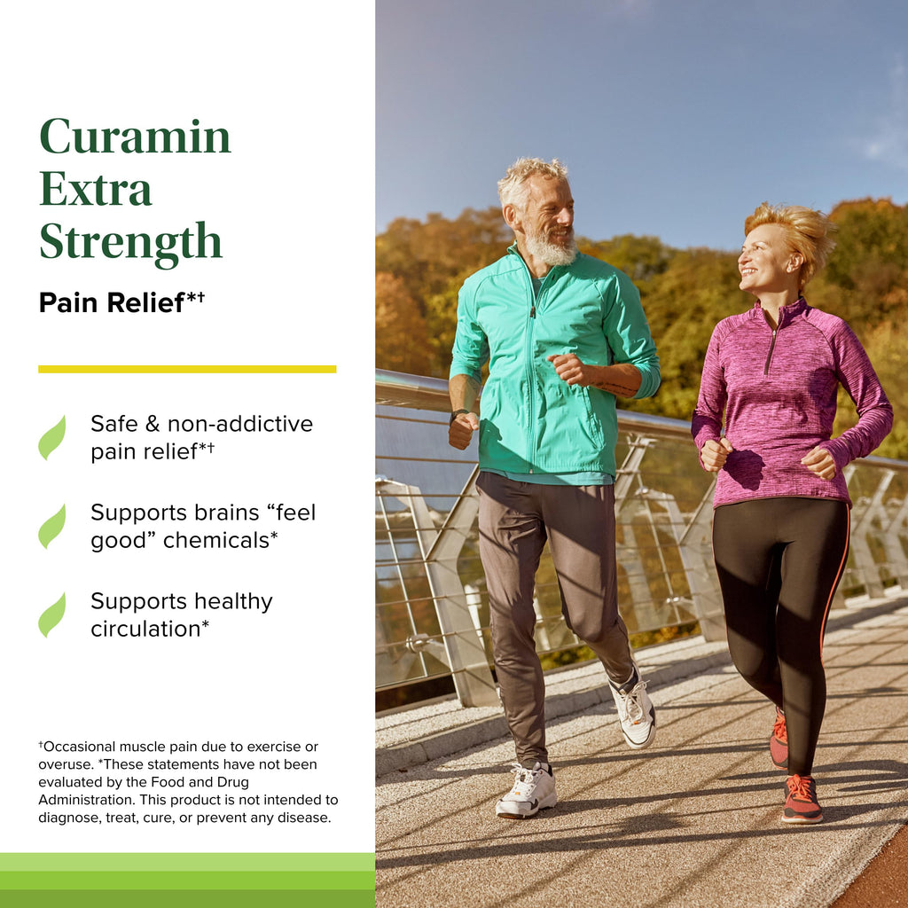 Terry Naturally Curamin Extra Strength - Curcumin & Boswellia Supplement for Healthy Circulation Support - Turmeric Supplement to Support Joints, Muscle Health & Endorphin Production - 60 Tablets