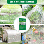 10 X 50 FT Breathable Garden Mesh Netting Pest Barrier for Raised Beds