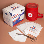 100pc Large Sterile Gauze Pads 4x4 Sterile for Wounds Bulk - 12ply Woven Gauze Sponges 4x4 Sterile - USP IV Breathable Mesh 4x4 Gauze Pads Sterile for Enhanced Absorption - First Aid Medical