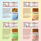 Mezcla Puff-Crispy Plant Based Protein Bars - Variety Pack - Healthy Snacks for Adults & Kids - Granola Bars for School, Travel, & Office Snacks - Gluten Free, Vegan, Non GMO, 10g Protein - 16 Count
