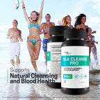 Isla Cleanse Pro - Our Best Vein Health & Artery Health Full Body Cleanse Detox Supplement - Blood Cleanse Detox - Island Cleanse Heart Healthy Solution - Arteries Cleanse Body Detox Cleanse Tea Caps