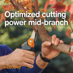 Fiskars PowerGear2 Bypass Pruning Shears, 3/4" Cut Capacity Garden Clippers