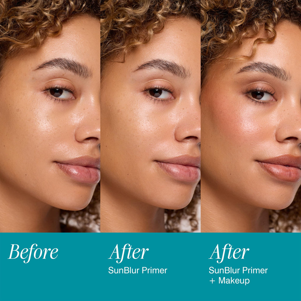 COOLA SunBlur Makeup Primer with SPF 50, Matte Finish, Sets Makeup for 8 Hour Wear, Dermatologist Tested Sunscreen, Paraben Free, Vegan, 1.0 Fl Oz
