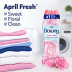 Downy April Fresh In-Wash Laundry Scent Booster Beads, 30.1 oz, laundry scent beads, Long-lasting Freshness