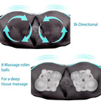 InvoSpa Shiatsu Back Shoulder and Neck Massager with Heat - Deep Tissue Kneading Pillow Massage - Back Massager, Shoulder, Electric Full Body