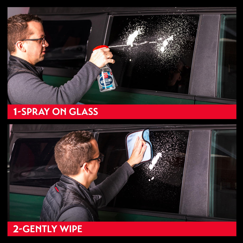 Griot's Garage Foaming Glass Cleaner for Car Window, Windshield, Mirror, Tint Safe, No Streak, Dye and Ammonia-Free Formula, 1 Gallon, 10892