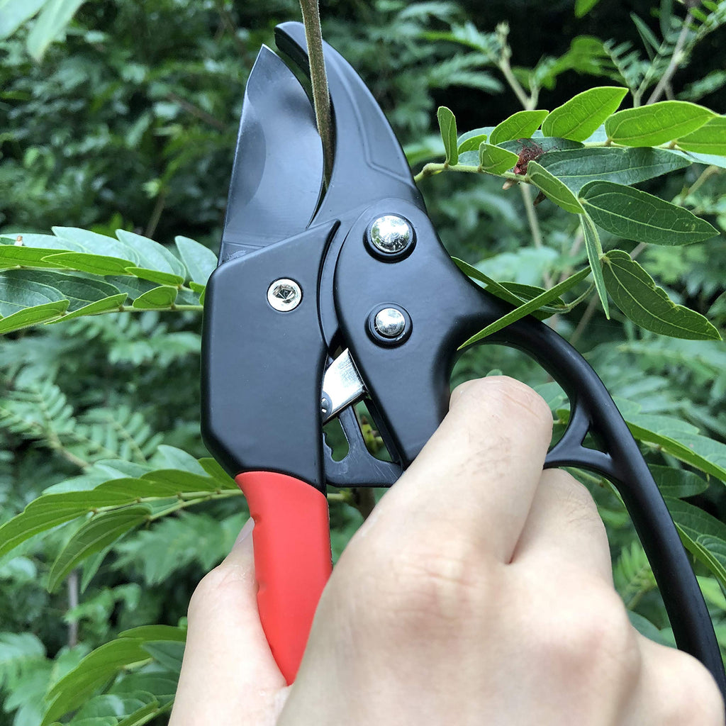 gonicc 8" Professional Ratchet Anvil Pruning Shears (GPPS-1011)