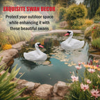 Swan Decoys for Geese | Floating Swan Decoy for Pool, Pond & Lake