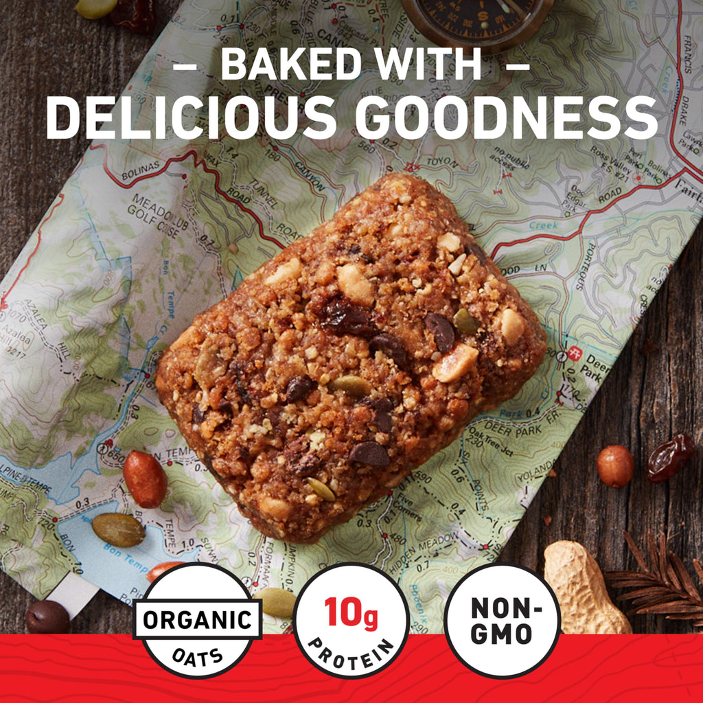 CLIF BAR - Energy Protein Bars - Trail Mix - Made with Organic Oats - Energy Bars - Non-GMO - (10 Pack)