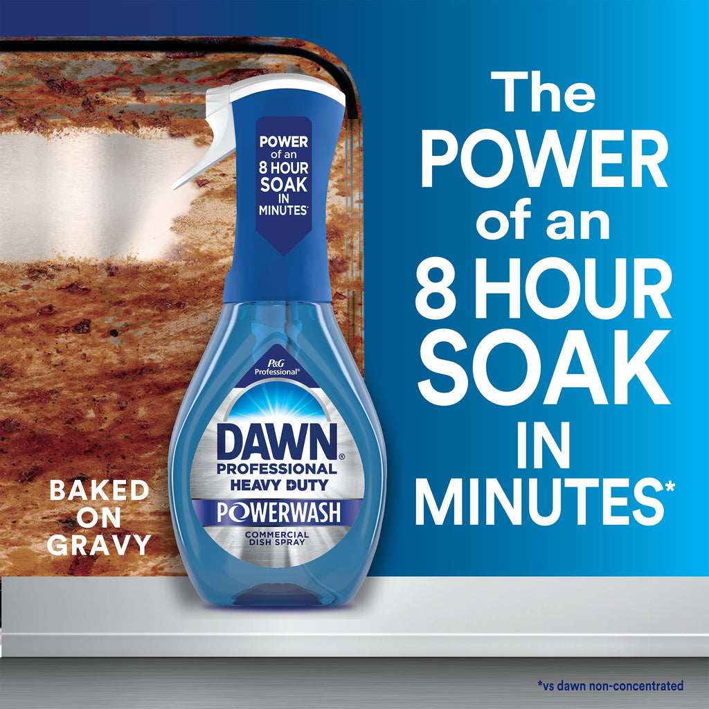 Dawn PRO Heavy Duty Powerwash Dish Spray for Commercial Use (16 oz, 6 pack)