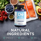 PRN Omega 3 Supplement - 120 Softgels, 30-Day Supply - Fish Oil Omega 3 Supplements with 1680 mg EPA & 560 mg DHA - rTG Omega-3 + Vitamin D for Skin, Joint, Brain, Eye & Heart Health