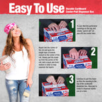 Sellars 58202 ToolBox White Rags Box, 10" x 12" (6 Boxes of 200 Sheets)