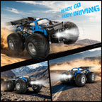 Barlisam Remote Control Car, All-Terrain Remote Control Truck for Boys 8-12, Headlight, 1:20, 10KM/H, 2.4GHZ, Speed-Friendly, Sturdy, Rechargeable RC Cars for Boys 4-7 Christmas, Beginner, Kids 6-12