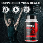 Horse Boost Gummies for Men, Official Horse Boost Male Performance Support Supplement with All Natural Ingredients, Maximum Strength HorseBoost Advanced Mens Multivitamin Formula Gummy (60 Gummies)