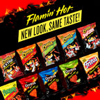 Frito Lay Flamin' Hot Mix, 6 Flavor Single Serve Cheetos, Doritos, Chester's & Funyuns Variety Pack, (40 Count)