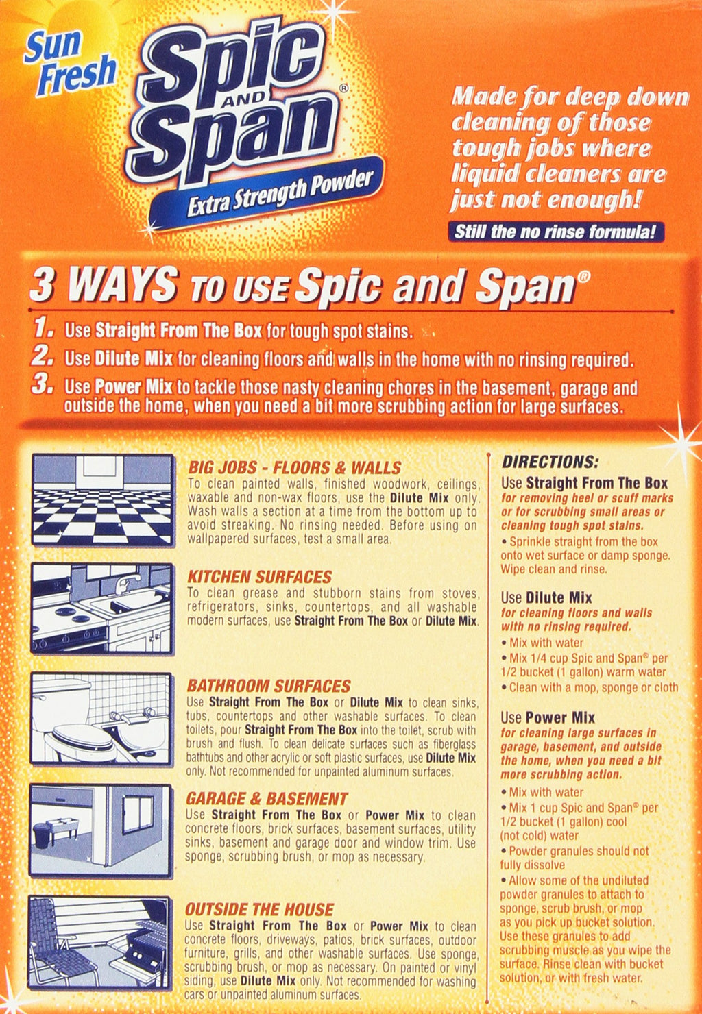 Spic and Span® Extra Strength Powder: Sun Fresh 27 OZ