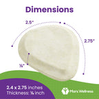 Metatarsal Felt Foot Pad Skived Cut (1/8" Thick) - Made in USA - Felt Metatarsal Pads for Women and Men - Ball of Foot Cushion - 6 Pairs (12 Pieces)
