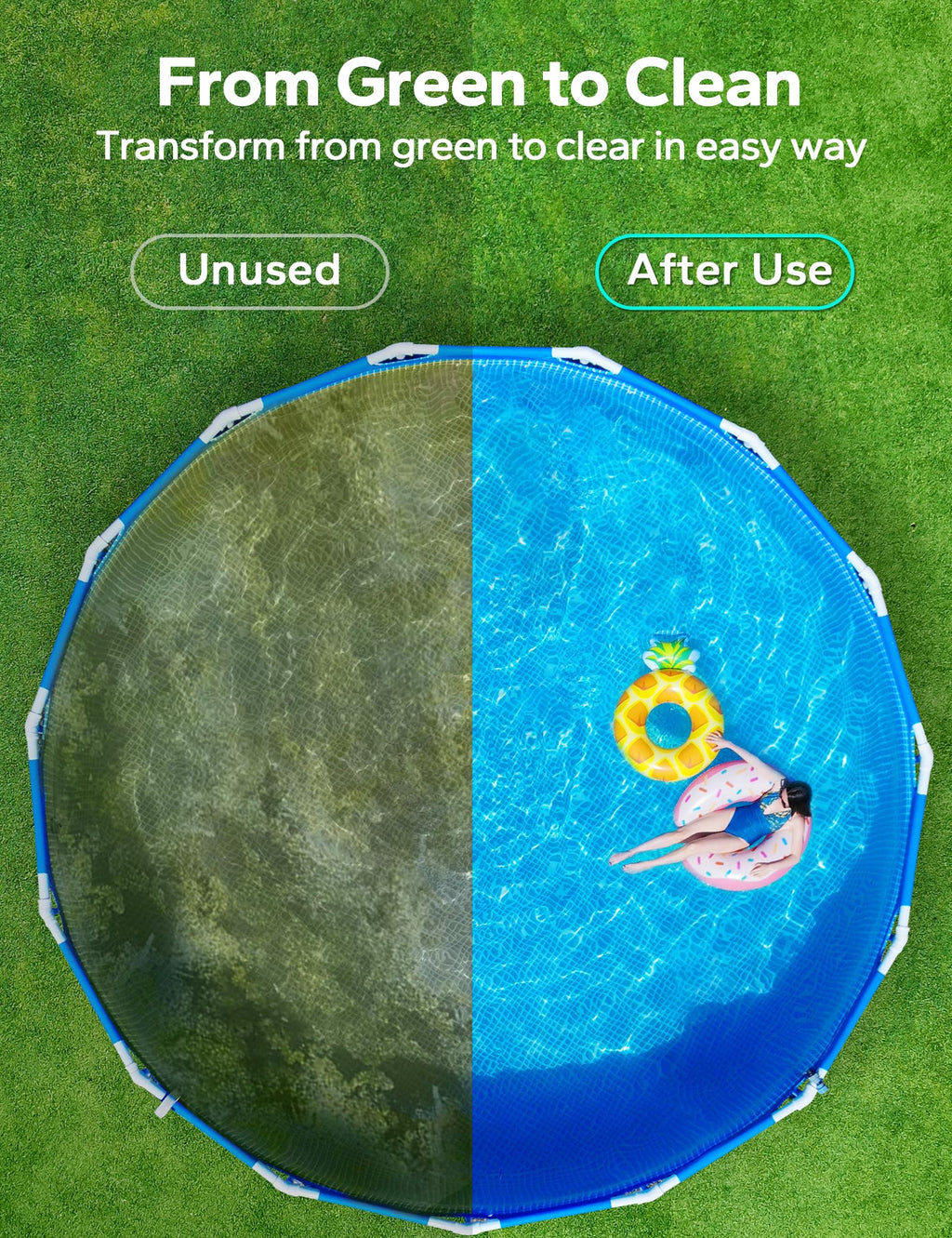 SUMMERBUDDY Pool Phosphate Remover,Advanced Phosphate Removal Pool Formula-Perfect for Swimming Pool Treatment to Make Your Pool Phosphate Free
