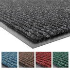 Notrax 109 Industrial Door Mat, 2' x 3' Small Entrance Mat, Heavy Duty Commercial Rug for Businesses, Welcome Lobbies, Garage, and Mudroom, Made in the USA, Charcoal Black, Brush Step 109S0023CH