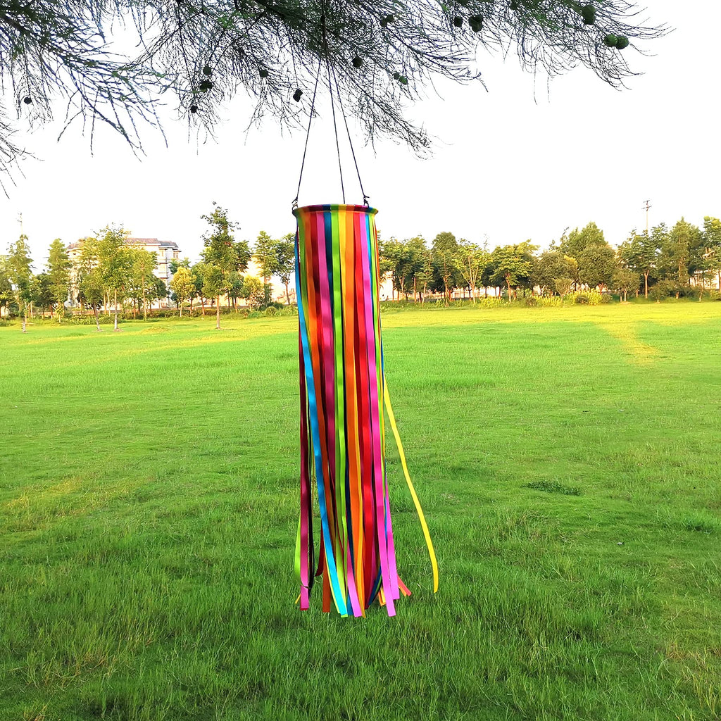 Satin Ribbon Windsock Streamer, Outdoor Decorations, WS49-XZH