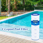 Cryspool® 09031 Compatible with Clean & Clear CCRP150, CC150, R173216, Posi-Clear PXCRP 150, PAP150, 59054300, 160317, 160355, 160352, C-9415, 150 Sq. Ft Pool Filter Cartridge, 1 Pack