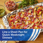 Reynolds Wrap Everyday Strength Aluminum Foil Roll, Freezer and Grill Safe, Great for Foil Packets and Home Cooking, 12 Inches Wide, 200 Total Sq. Ft.