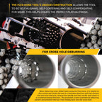 Brush Research BC30024 FLEX-HONE®, 3" (76.2mm) Diameter, 240 Grit, Silicon Carbide, For Mild Steel, Stainless Steel, Cast Iron and Softer Ferrous Materials