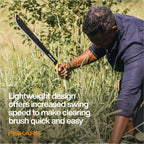 Fiskars 24" Machete Saw, Dual-Edge w/Tempered Steel Blade & Aggressive Saw