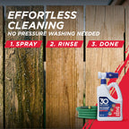 30 SECONDS Outdoor Cleaner 2 Pack with Hose End Sprayer