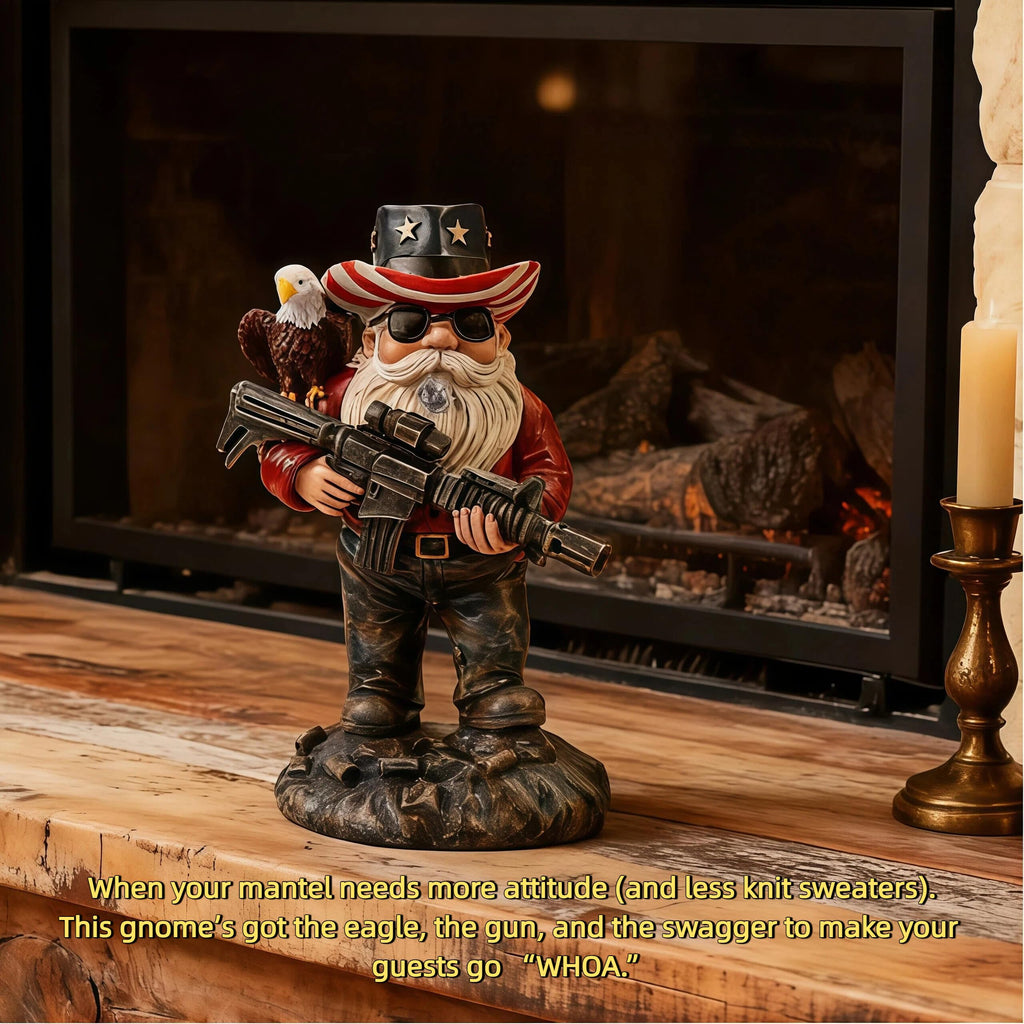 Tabletop-4.8in,Gnomes,Military Gnome,Gnome Gifts,Garden Gnome,Gifts for Men
