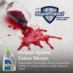 Bissell PET PRO OXY Urine Eliminator with Febreze Carpet Deep Clean Solution, with StainProtect Technology, for use in leading upright carpet cleaners, 48oz, Our best formula for pet messes & odors
