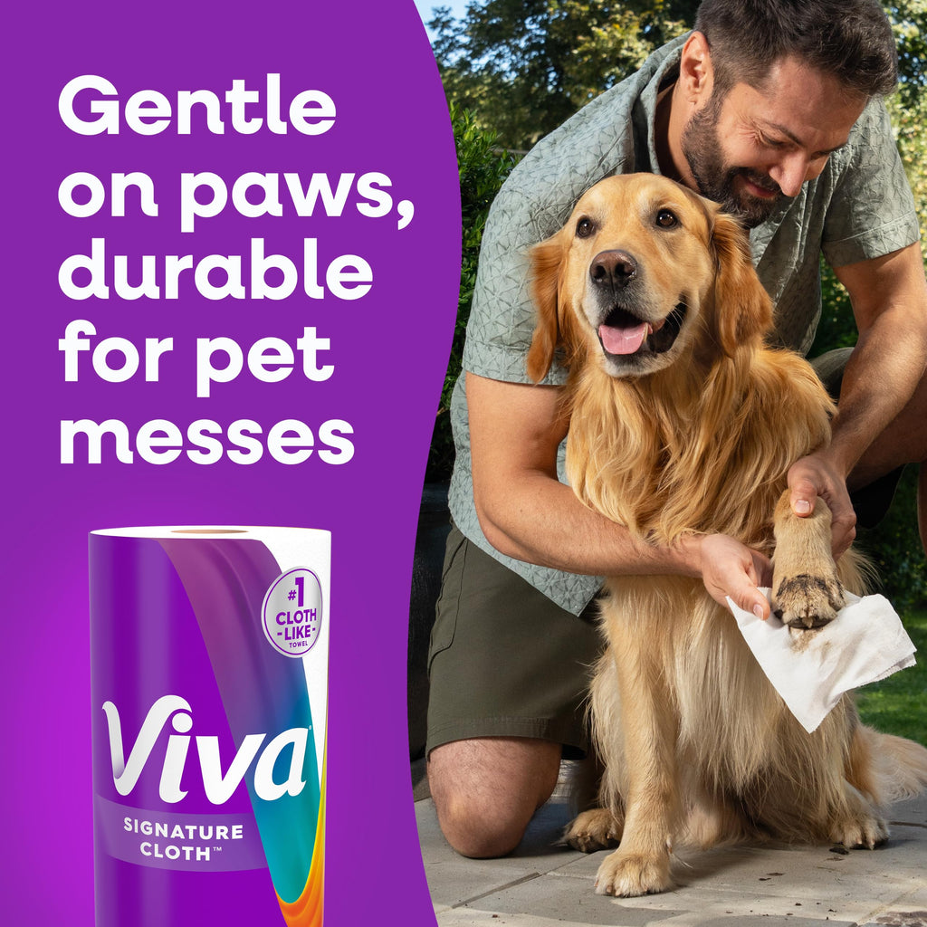 Viva Signature Cloth Paper Towels, 16 Family Triple, 141 Sheets per Roll