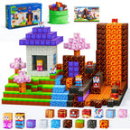 Magnetic Blocks - Build Magnet World Magic Portal Set, Magnetic Tiles Building Blocks Toddler Toys STEM Sensory Outdoor Toys for 3+ Year Old Boys & Girls, Creative Kids Games Kids Toys-120PCS