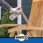 Watco Teak Oil Wood Finish Spray, 11.25 oz, Clear, 6 Pack