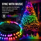 Dazzle Bright 33FT 100 LED Color Changing Christmas Halloween Lights