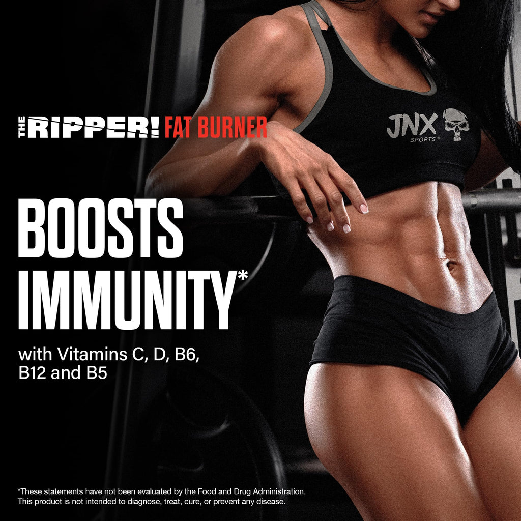 JNX SPORTS The Ripper! Fat Burner Pre Workout for Men & Women – Thermogenic Fat Burning Powder & Appetite Suppressant, Boost Energy & Endurance – Watermelon Candy, 30 Servings