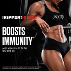 JNX SPORTS The Ripper! Fat Burner Pre Workout for Men & Women – Thermogenic Fat Burning Powder & Appetite Suppressant, Boost Energy & Endurance – Watermelon Candy, 30 Servings