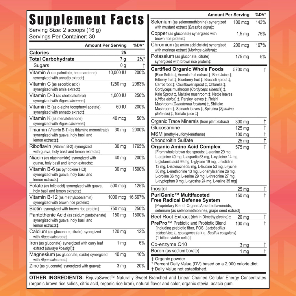 Beyond Tangy Tangerine 2.0 Citrus Peach Fusion - 1lb - 6 Pack
